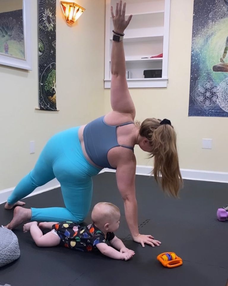mom life yoga